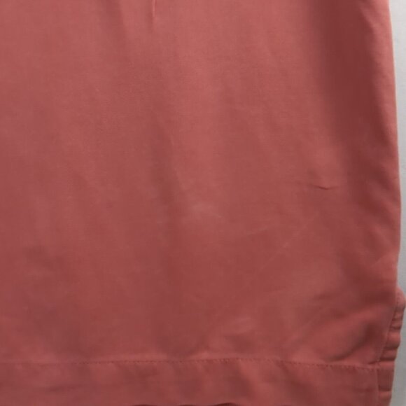 Tommy Bahama 100% Silk Short Sleeve Salmon Button Up Mens Large Casual Shirt - Picture 7 of 16